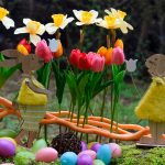 Lapins et œufs de Pâques